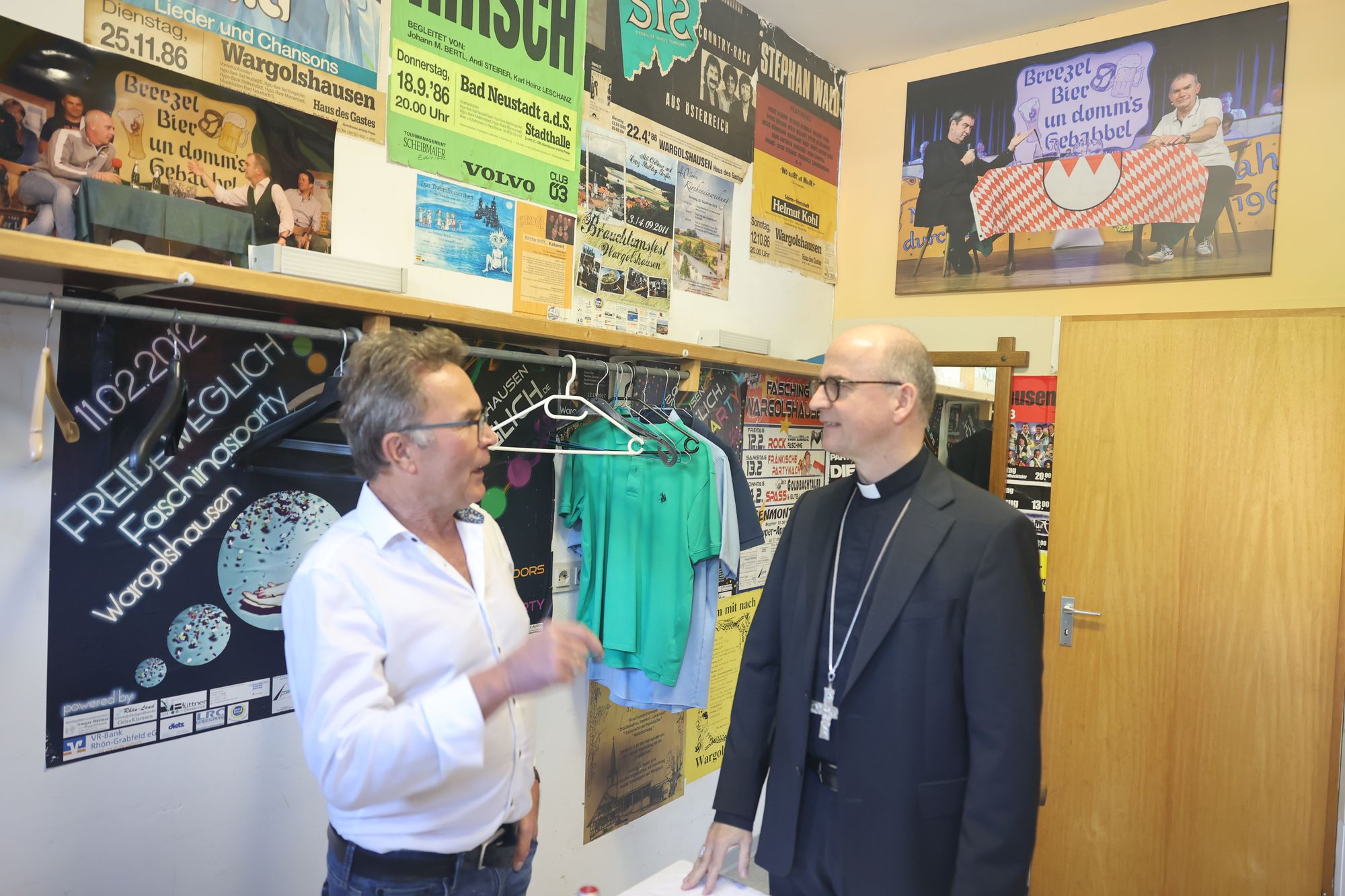 Bischof Dr. Franz Jung war am Sonntag, 22. September, Überraschungsgast bei "Brezel, Bier und domm