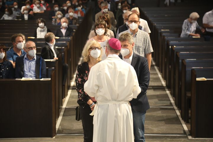 Bischof Dr. Franz Jung hat am Mittwochabend, 30. Juni, einen Gottesdienst im Würzburger Kiliansdom gefeiert.
