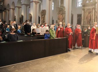 Mit einem feierlichen Pontifikalgottesdienst mit Bischof Dr. Franz Jung im Würzburger Kiliansdom ist am Sonntag, 11. Juli, die Kiliani-Wallfahrtswoche zu Ende gegangen.