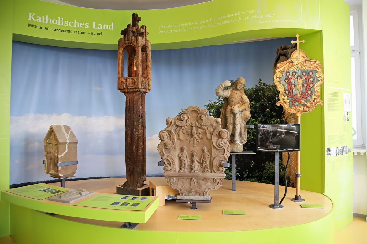 Im Fränkischen Bildstockzentrum erfährt man Wissenswertes rund um den Bildstock.