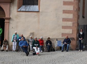 Bischof Dr. Franz Jung feierte am Montagabend, 5. Juli, einen Kiliani-Pontifikalgottesdienst auf dem Kreuzberg.