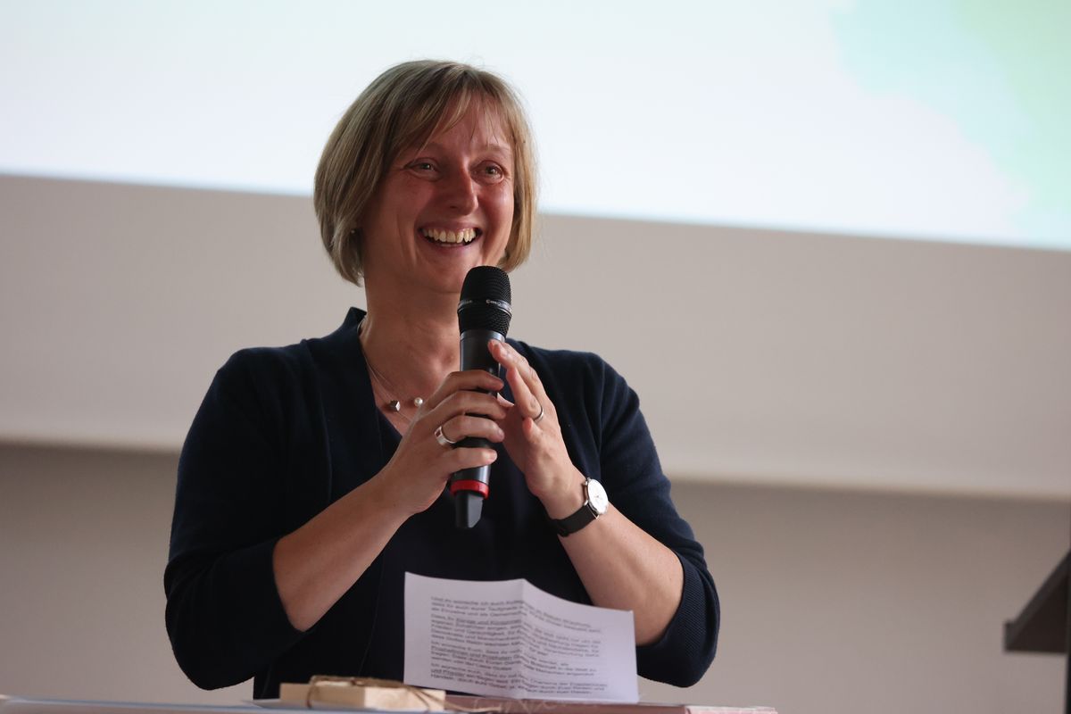 Gemeindereferentin Olivia Schäfer aus dem Bistum Erfurt. Gemeindereferentin Olivia Schäfer aus dem Bistum Erfurt.