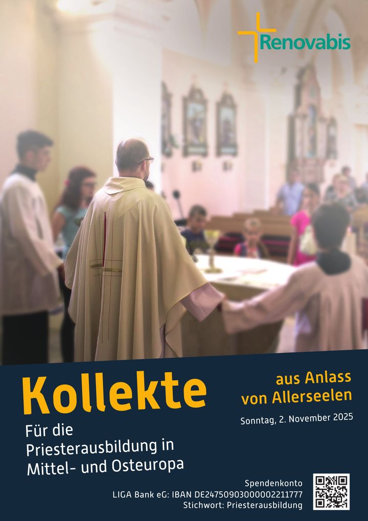 An Allerseelen, Sonntag, 2. November, bittet Renovabis, die Solidaritätsaktion der deutschen Katholiken mit den Menschen in Mittel- und Osteuropa, um großzügige Unterstützung. 