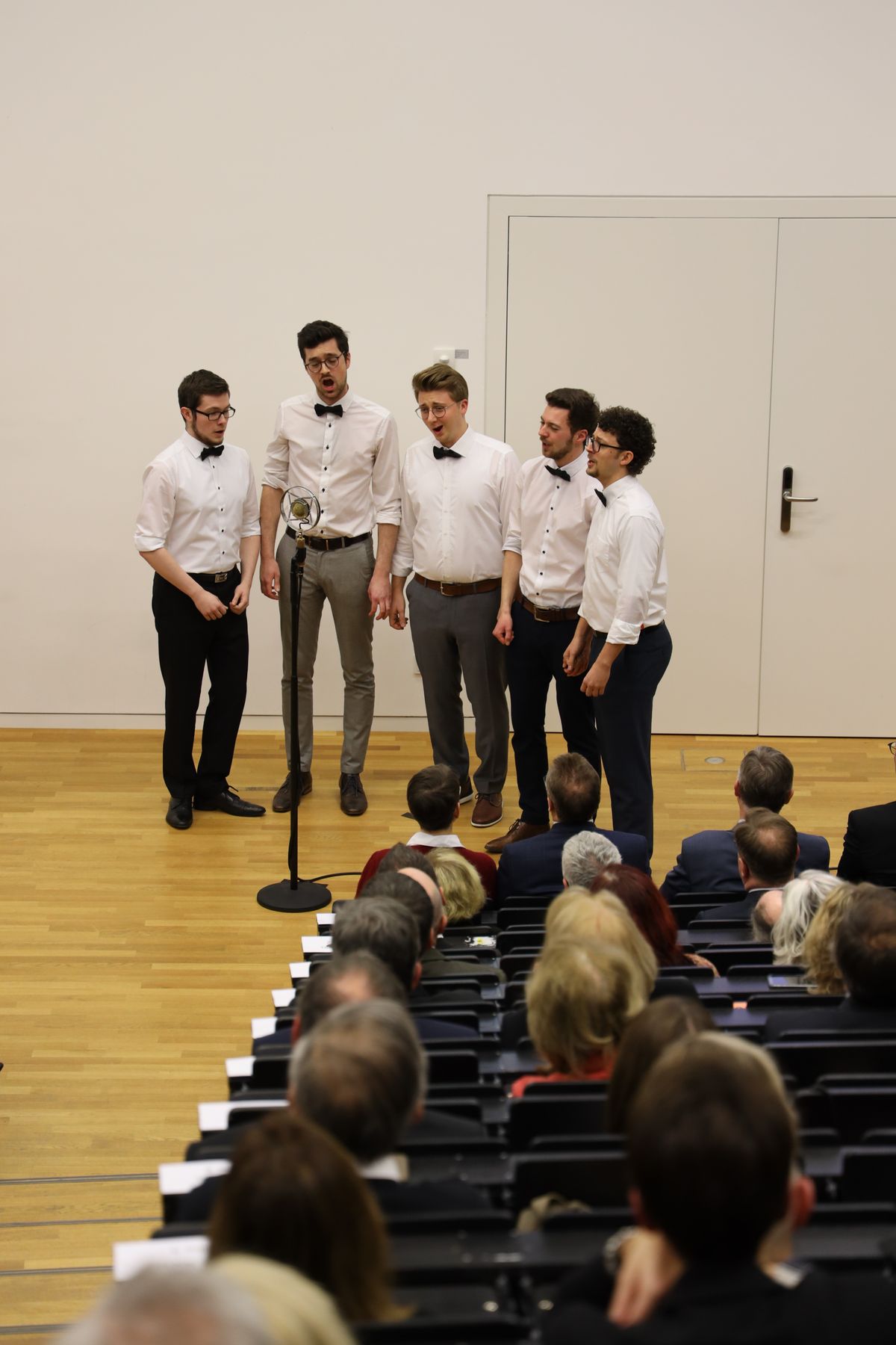 Das Ensemble "Quints" sorgte für den musikalischen Rahmen und bekam dafür viel Applaus.