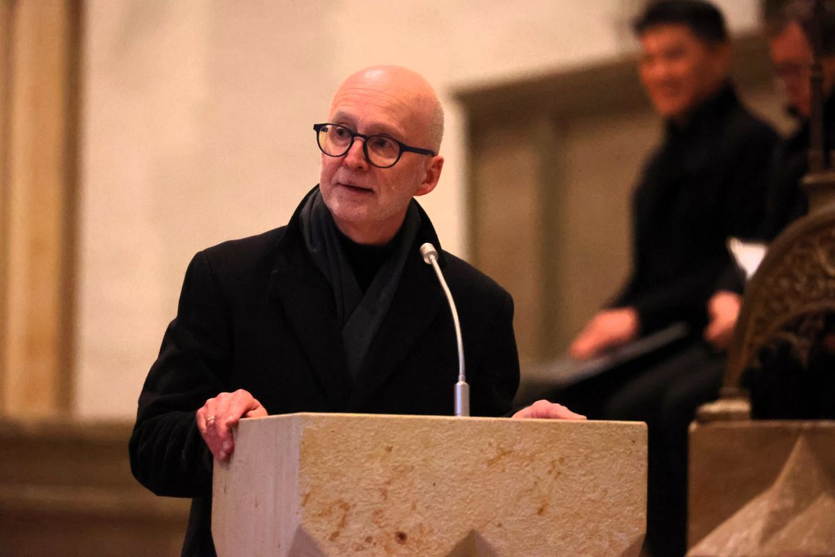 In einem Impuls bezeichnete Diözesanmusikdirektor Rainer Aberle Musik als einen Weg zu Gott. In einem Impuls bezeichnete Diözesanmusikdirektor Rainer Aberle Musik als einen Weg zu Gott.