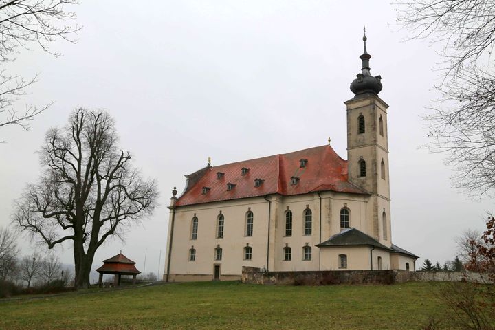 Die Wallfahrtskirche von Limbach (Landkreis Haßberge).
