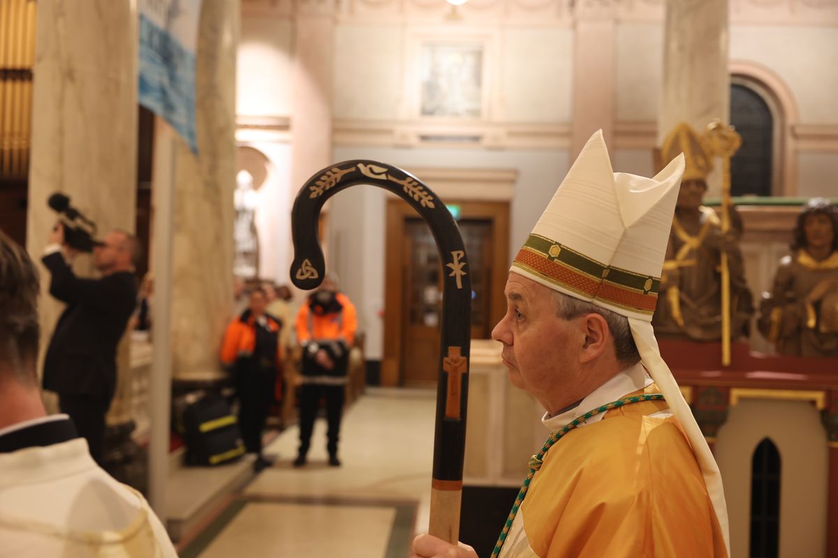 Bischof Martin Hayes, Bischof von Kilmore, feierte am Samstagabend, 5. Oktober, einen Jugendgottesdienst in der Kathedrale von Cavan. 