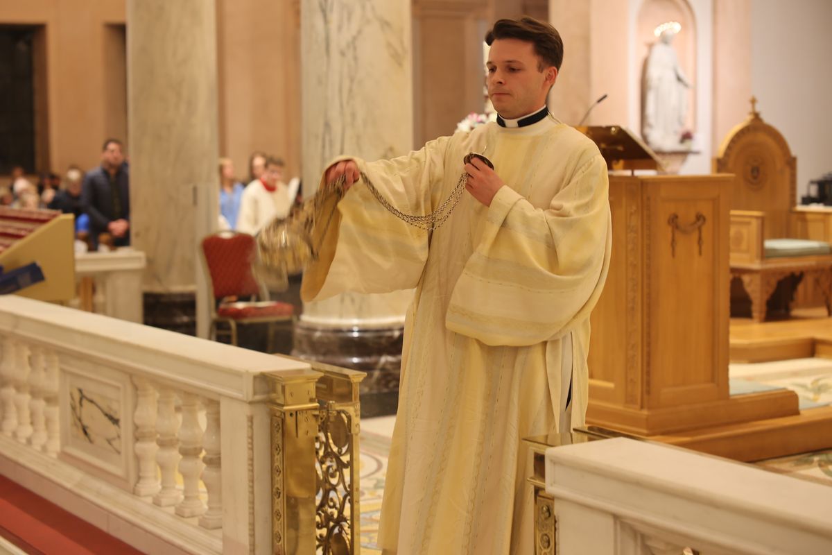 Bischof Martin Hayes, Bischof von Kilmore, feierte am Samstagabend, 5. Oktober, einen Jugendgottesdienst in der Kathedrale von Cavan. 