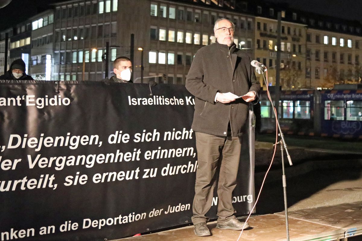 4821/1161 Gedenken an die Deportation der Würzburger Juden vor 80 Jahren_30998