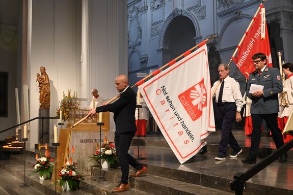 „Not sehen und handeln“ lautet der Wahlspruch der Caritas.