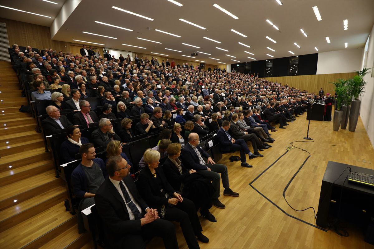 Beim Neujahrsempfang des Bistums Würzburg 2020 war Professor Dr. Dieter Thomä Festredner.