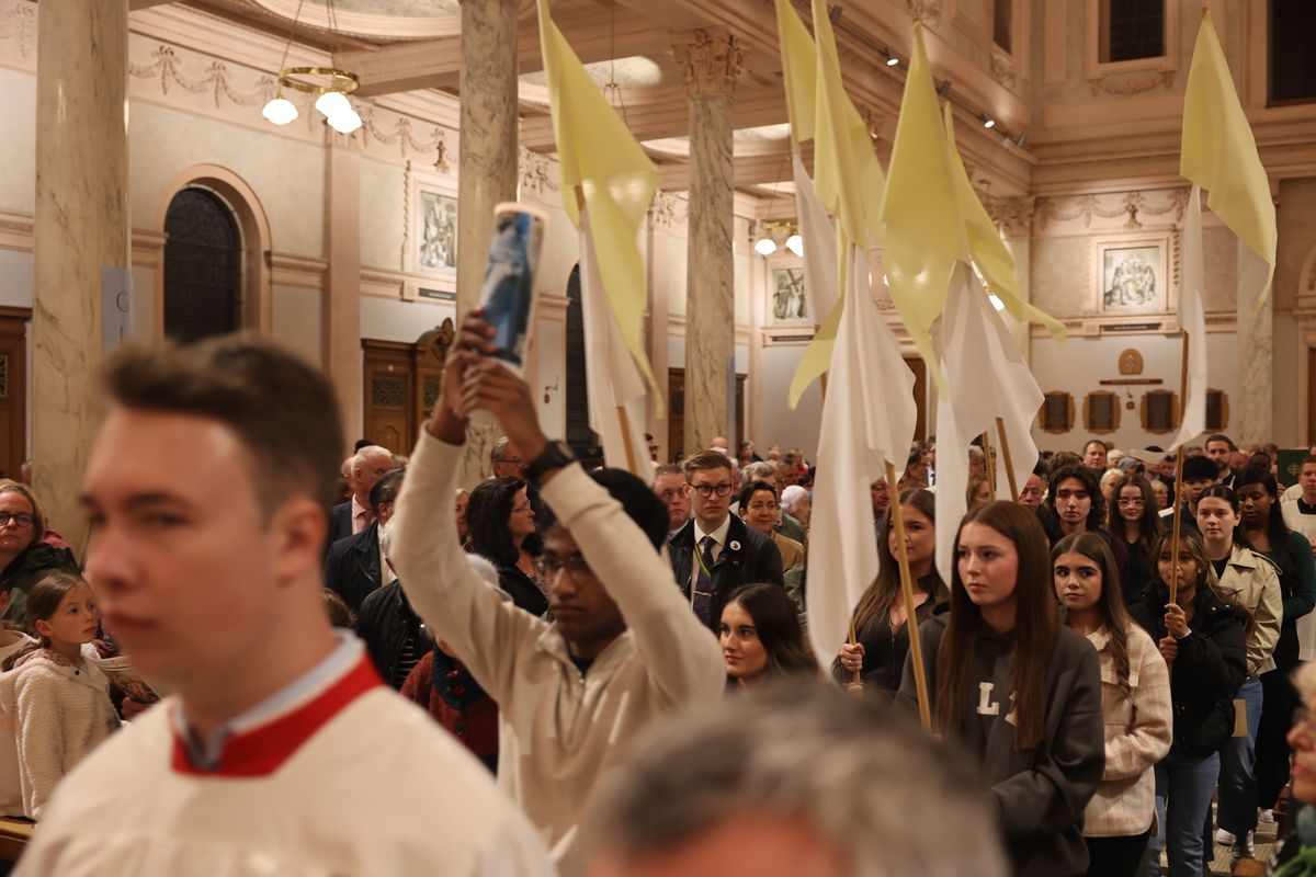 Bischof Martin Hayes, Bischof von Kilmore, feierte am Samstagabend, 5. Oktober, einen Jugendgottesdienst in der Kathedrale von Cavan. 