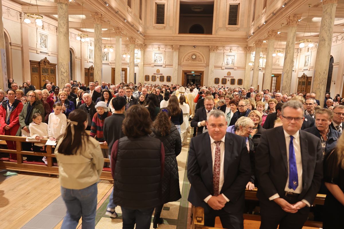 Bischof Martin Hayes, Bischof von Kilmore, feierte am Samstagabend, 5. Oktober, einen Jugendgottesdienst in der Kathedrale von Cavan. 