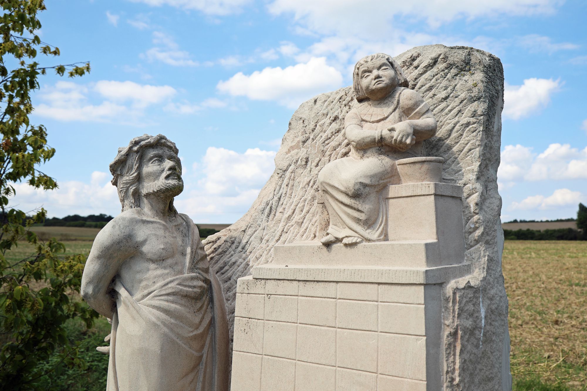 „Pilatus sitzt weit oben, aber Jesus ist mächtig“, so interpretiert Kilian Zettelmeier diese Station.