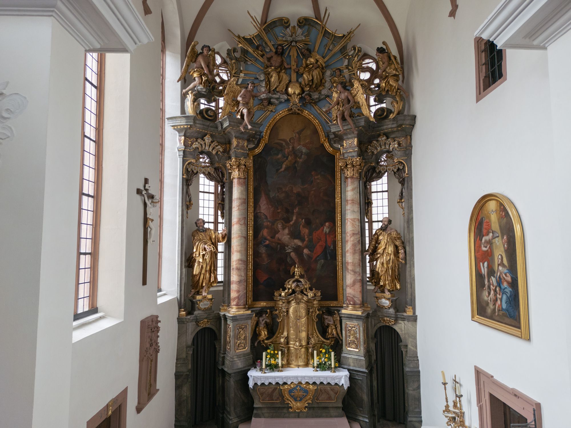 Neue Einblicke in die Marktheidenfelder Pfarrkirche Sankt Laurentius bietet ein interaktiver Audioguide für das Smartphone. 