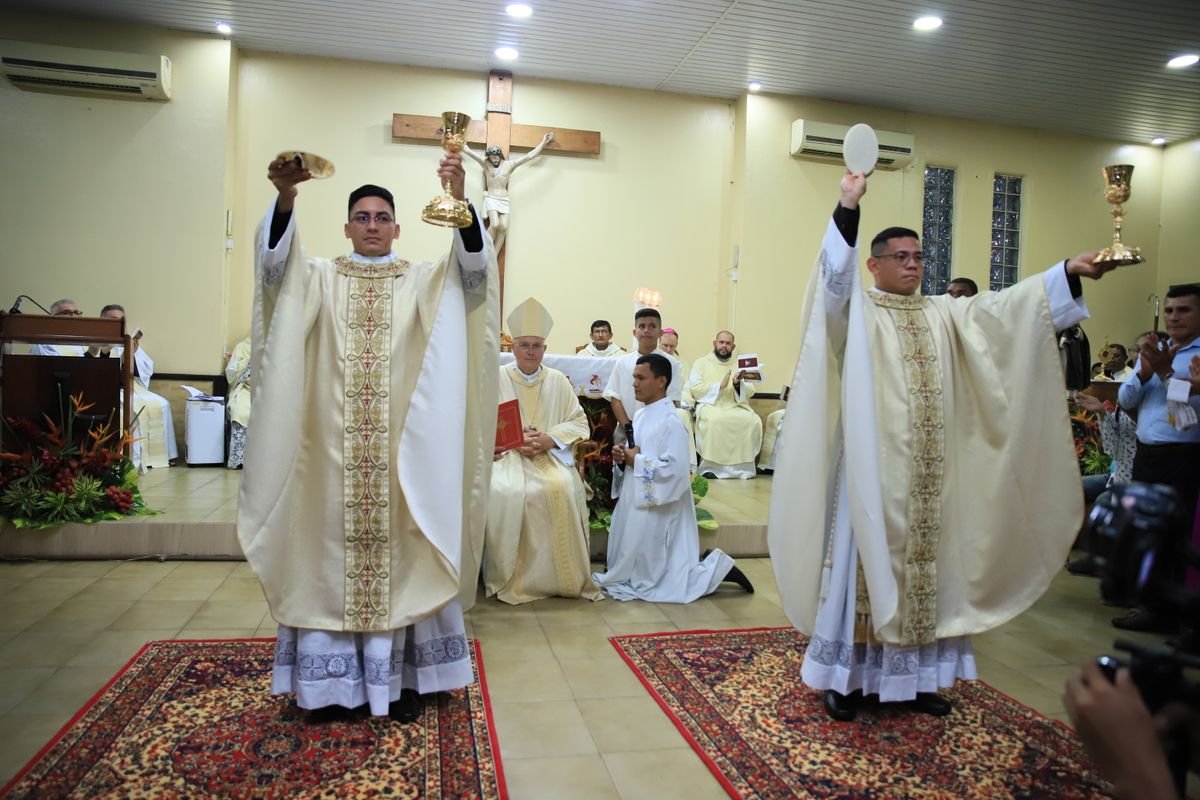 3225/0842 Weihbischof Paul Reder in Brasilien - Priesterweihen_61064