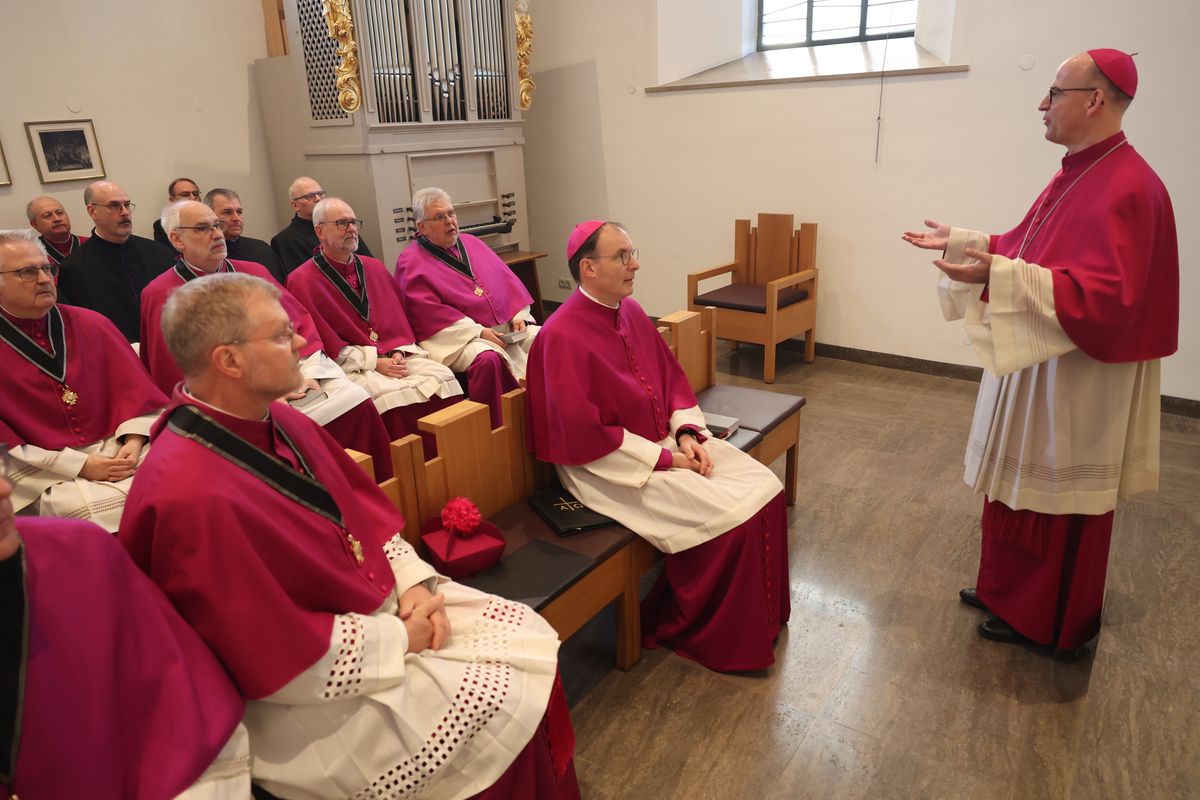 Weihbischof Paul Reder ist am Freitag, 10. Mai, offiziell in sein Amt als Dompropst eingeführt worden - zunächst in der Kapelle des Bischofshauses, dann bei einem Pontifikalgottesdienst im Kiliansdom. Dabei wurde besonders an Bischof em. Dr. Paul-Werner Scheele erinnert, der am 10. Mai 2019 starb.