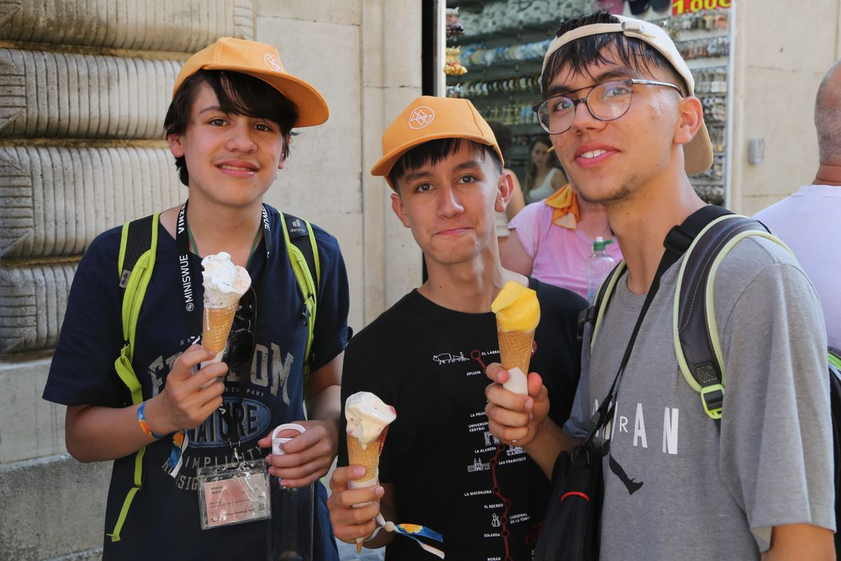 Drei Ministranten aus der Pfarrei Sankt Peter und Paul in Aschaffenburg: (von links) Marcel Braun, Daniel Breitenbach und David Breitenbach. Drei Ministranten aus der Pfarrei Sankt Peter und Paul in Aschaffenburg: (von links) Marcel Braun, Daniel Breitenbach und David Breitenbach.