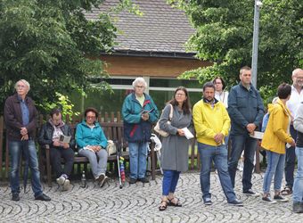Bischof Dr. Franz Jung feierte am Montagabend, 5. Juli, einen Kiliani-Pontifikalgottesdienst auf dem Kreuzberg.