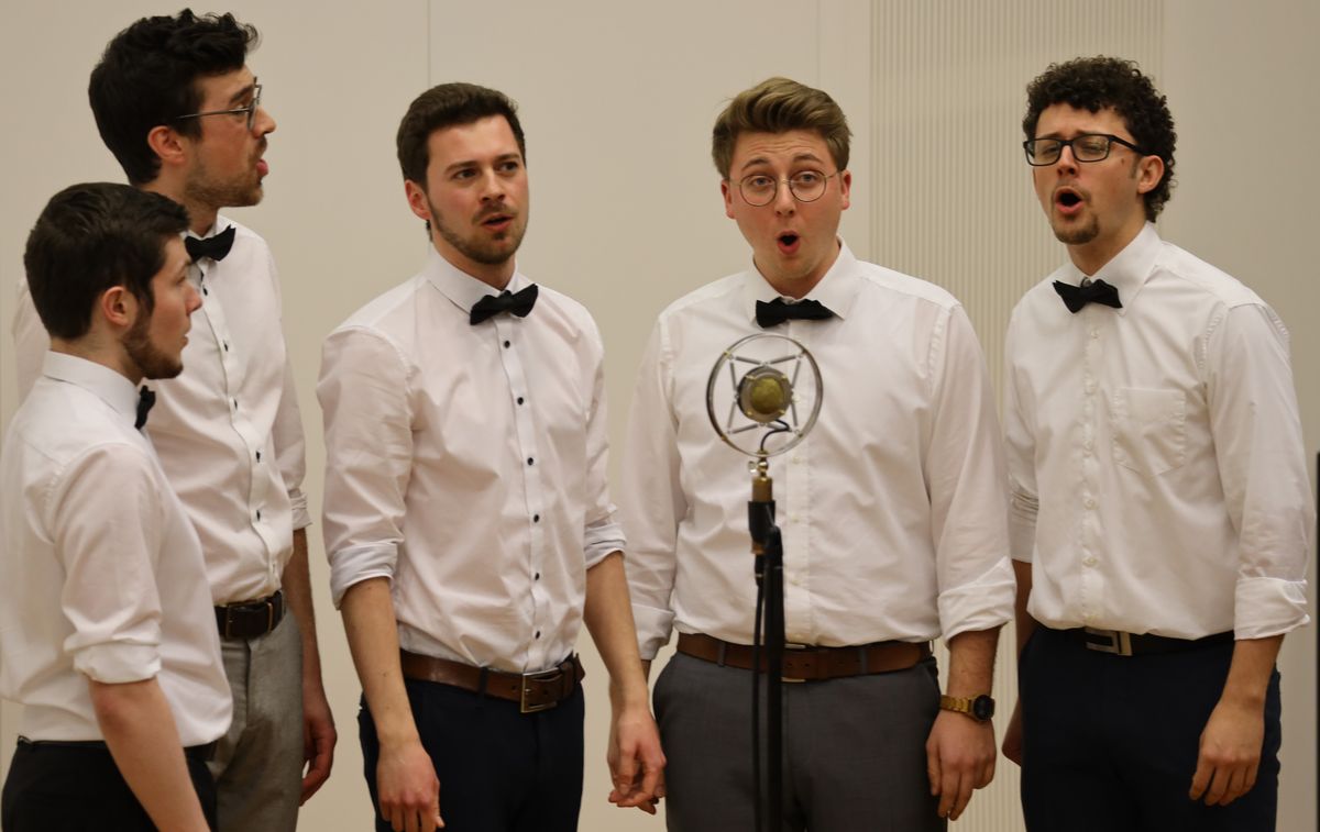 Das Ensemble "Quints" sorgte für den musikalischen Rahmen und bekam dafür viel Applaus.