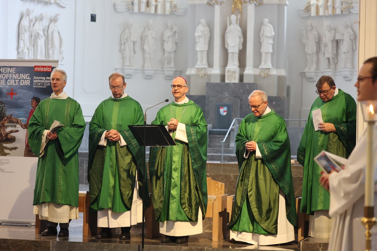 Mit einem Pontifikalgottesdienst im Kiliansdom und einem Festakt in Burkardushaus ist am Sonntag, 27. Oktober, in Würzburg der bundesweite Abschluss des Monats der Weltmission begangen worden. Beispielland war in diesem Jahr Papua-Neuguinea.