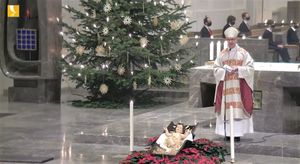 Die Christmette am 24. Dezember wurde live auf TV Mainfranken sowie im Internet übertragen.