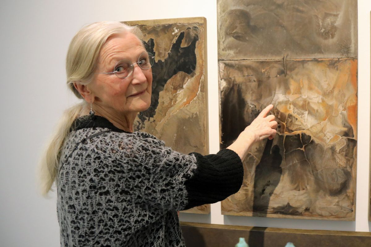 Ute Rakob findet im "Tieraltar" immer wieder Vögel...