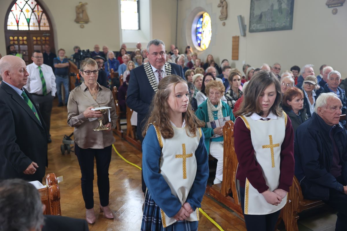 Mit einer Prozession durch den Ort, einem Gottesdienst in der Kilianskirche und einem gemeinsamen Mittagessen von Deutschen und Iren in der Saint Kilian