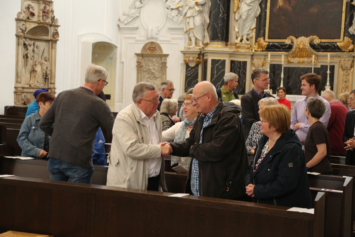 Weihbischof em. Ulrich Boom hat am Dienstag, 8. Juli, einen Kiliani-Gottesdienst für die Region Aschaffenburg und die Pfarrhausfrauen aus dem gesamten Bistum im Würzburger Kiliansdom gefeiert.
