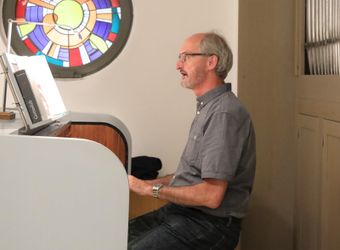 Bischof Dr. Franz Jung feiert am Freitagnachmittag, 9. Juli 2021, eine Kiliani-Pontifikalmesse in der Kapelle des Krankenhauses Sankt Josef in Schweinfurt.