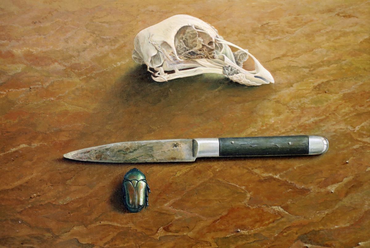 Es lohnt sich, auf die Details zu achten. Dieses Messer aus "Ohne Titel"...