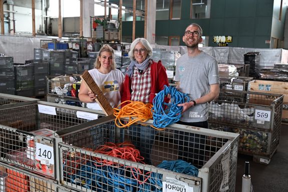 Aufräumen nach dem Katholikentag
