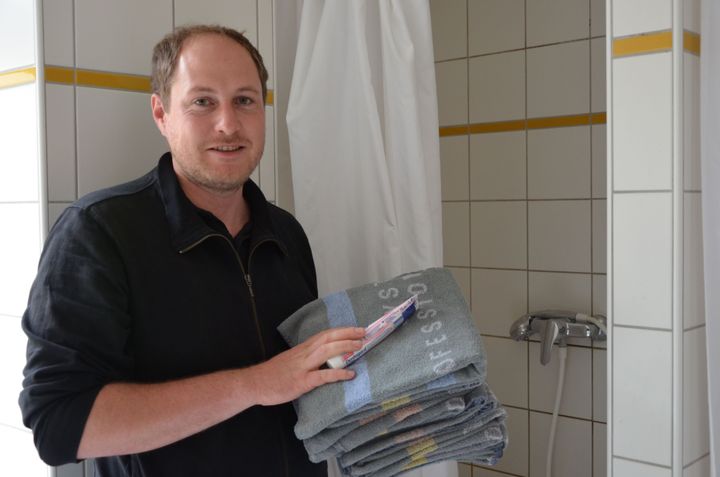 Michael Thiergärtner sorgt in der Kurzzeitübernachtung dafür, dass die elementarsten Bedürfnisse von Obdachlosen gedeckt werden. 