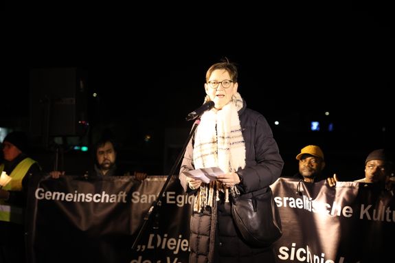 Susanne Bühl begrüßte im Namen der Gemeinschaft Sant