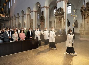Mit einem Dankgottesdienst im Würzburger Kiliansdom hat Bischof Dr. Franz Jung am Sonntag, 13. Juni, den dritten Jahrestag seiner Bischofsweihe begangen.