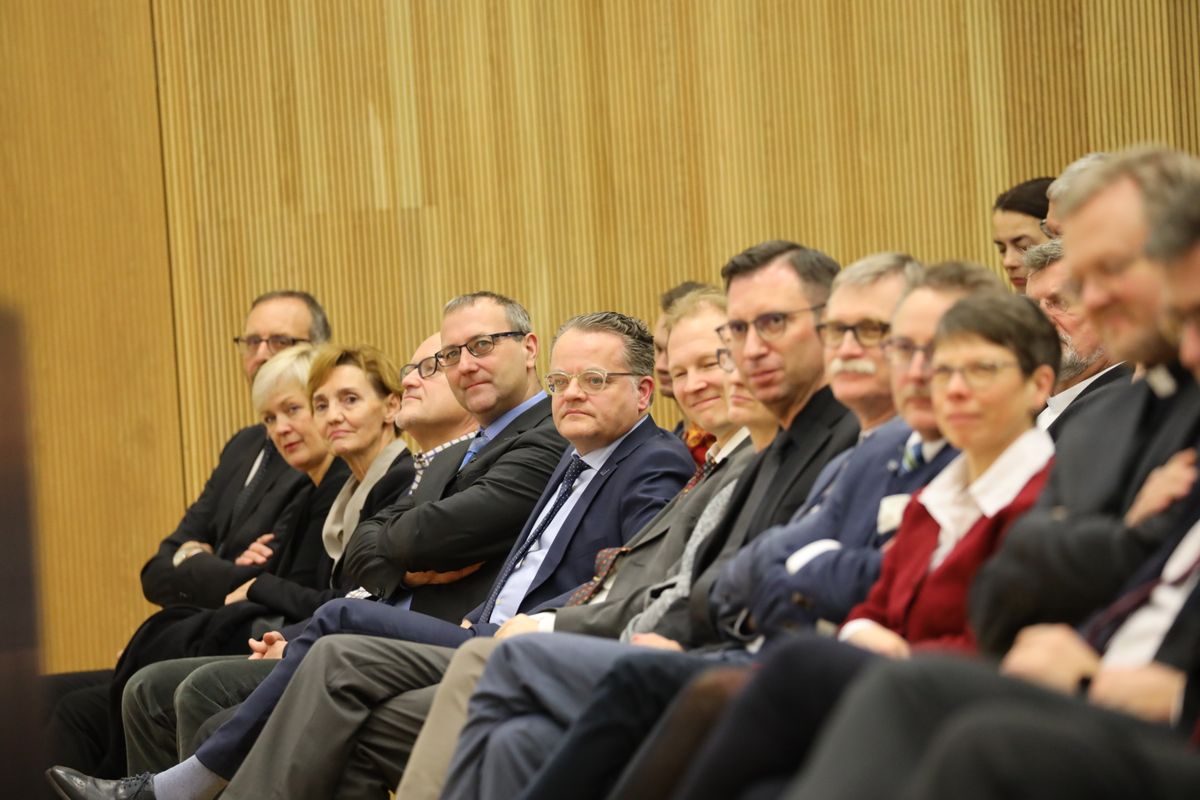 Beim Neujahrsempfang des Bistums Würzburg 2020 war Professor Dr. Dieter Thomä Festredner.