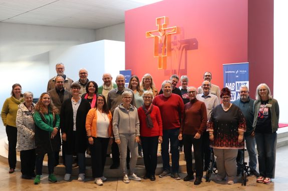 Über den aktuellen Stand der Planungen für den 104. Deutschen Katholikentag 2026 haben sich Katholikentagsbotschafterinnen und -botschafter aus dem ganzen Bistum am Samstag, 18. Oktober, im Würzburger Kilianeum informiert. 