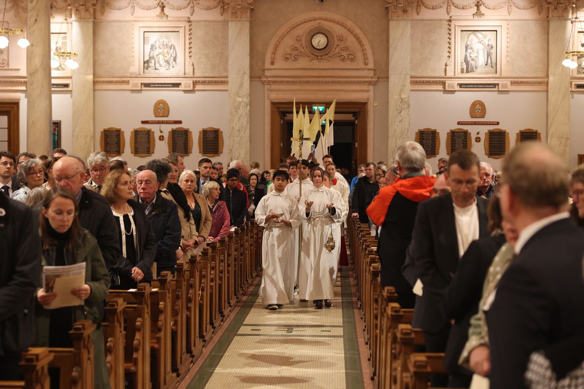 Bischof Martin Hayes, Bischof von Kilmore, feierte am Samstagabend, 5. Oktober, einen Jugendgottesdienst in der Kathedrale von Cavan. 