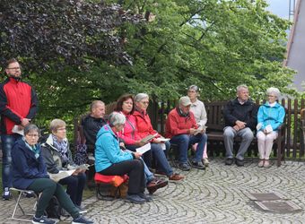 Bischof Dr. Franz Jung feierte am Montagabend, 5. Juli, einen Kiliani-Pontifikalgottesdienst auf dem Kreuzberg.