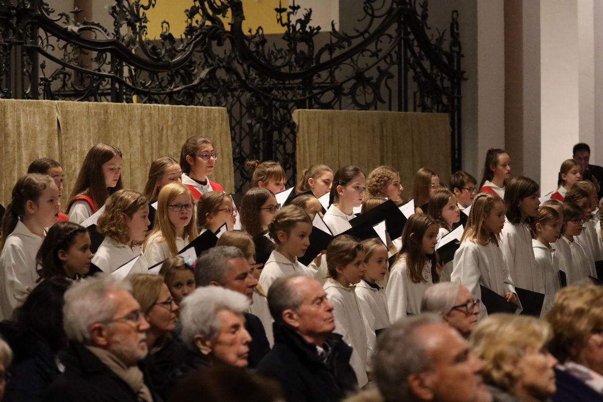 "Weihnachten traditionell" war das Konzert der Mädchenkantorei am Würzburger Dom und des Orchesters Camerata Würzburg unter der Leitung von Domkantor Alexander Rüth am dritten Adventssonntag, 15. Dezember, überschrieben.  "Weihnachten traditionell" war das Konzert der Mädchenkantorei am Würzburger Dom und des Orchesters Camerata Würzburg unter der Leitung von Domkantor Alexander Rüth am dritten Adventssonntag, 15. Dezember, überschrieben.