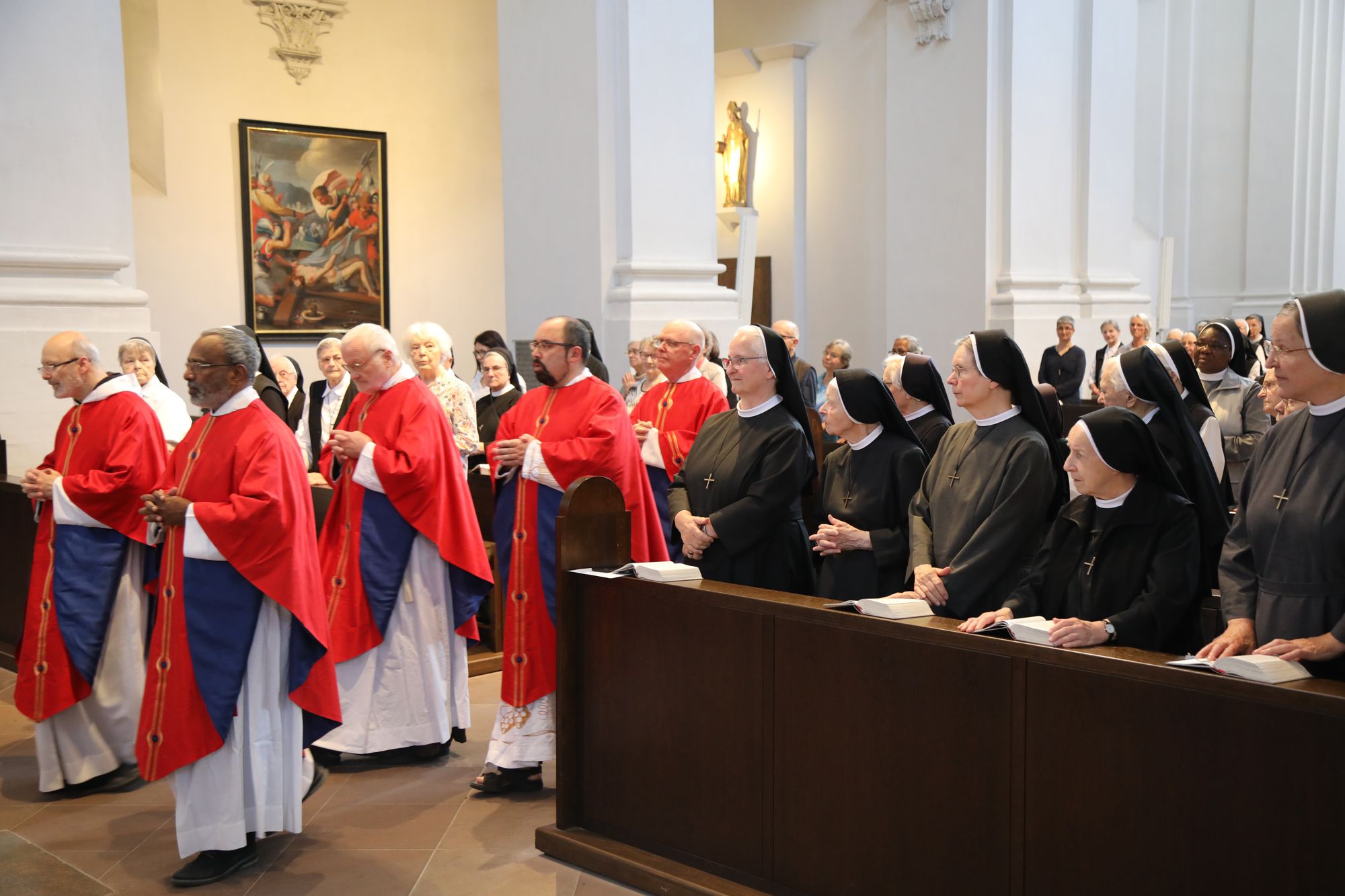 2924/0751 Kiliani Ordensleute mit Domvikar Paul Weismantel_50246