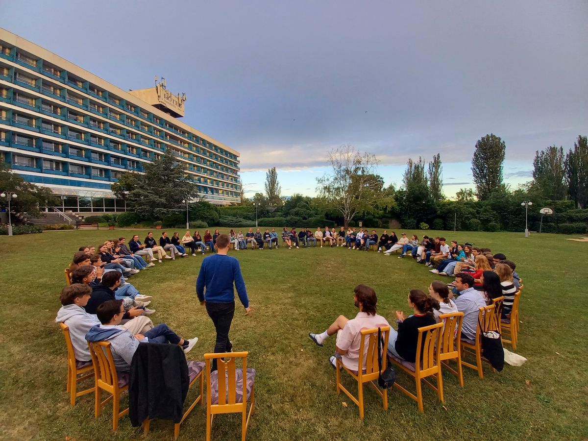 Am Plattensee stand Freizeit auf dem Programm.