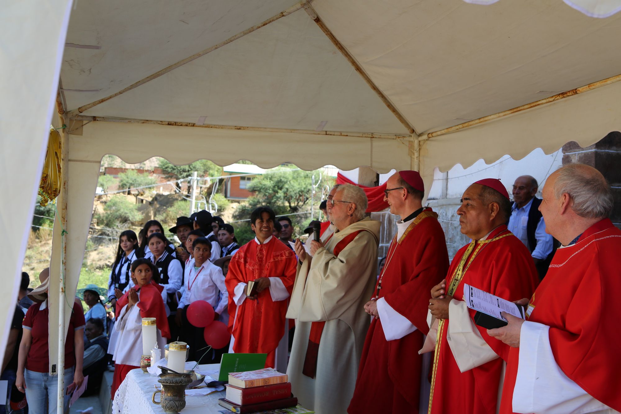 Alejo Gerling bei der Firmung in Ramadas.