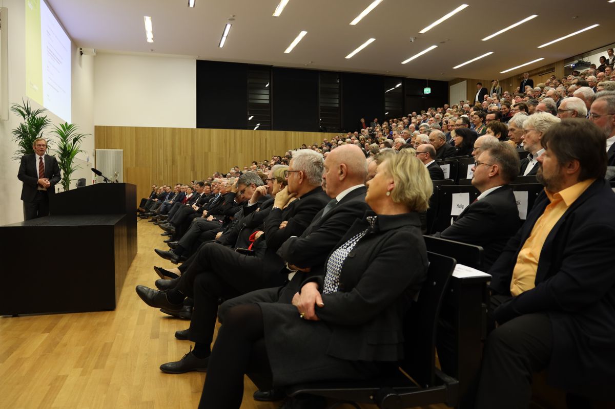 Beim Neujahrsempfang des Bistums Würzburg 2020 war Professor Dr. Dieter Thomä Festredner.