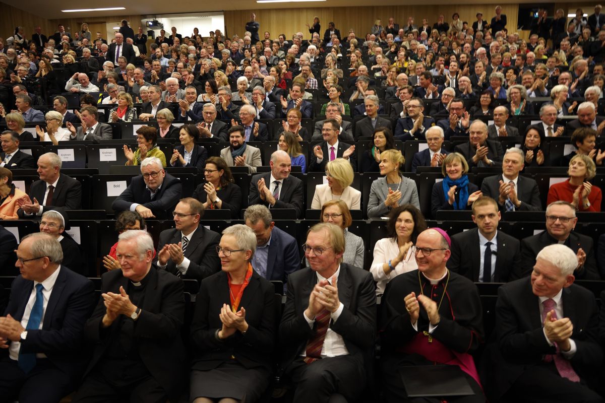 Das Ensemble "Quints" sorgte für den musikalischen Rahmen und bekam dafür viel Applaus.