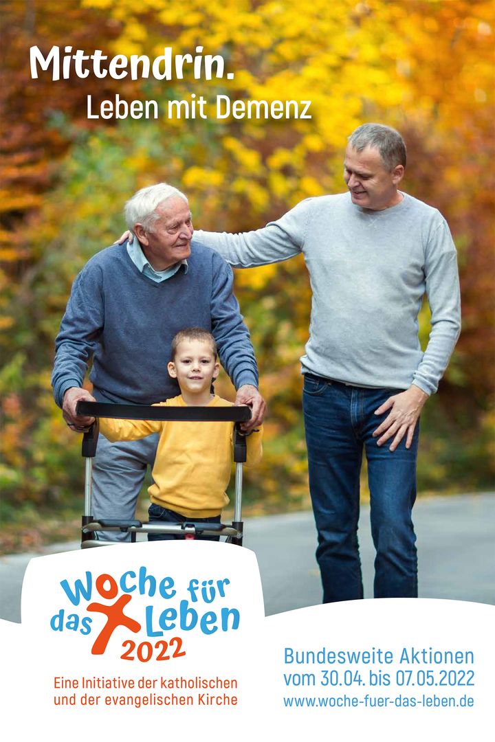 Das Thema "Leben mit Demenz" steht im Mittelpunkt der diesjährigen ökumenischen "Woche für das Leben".