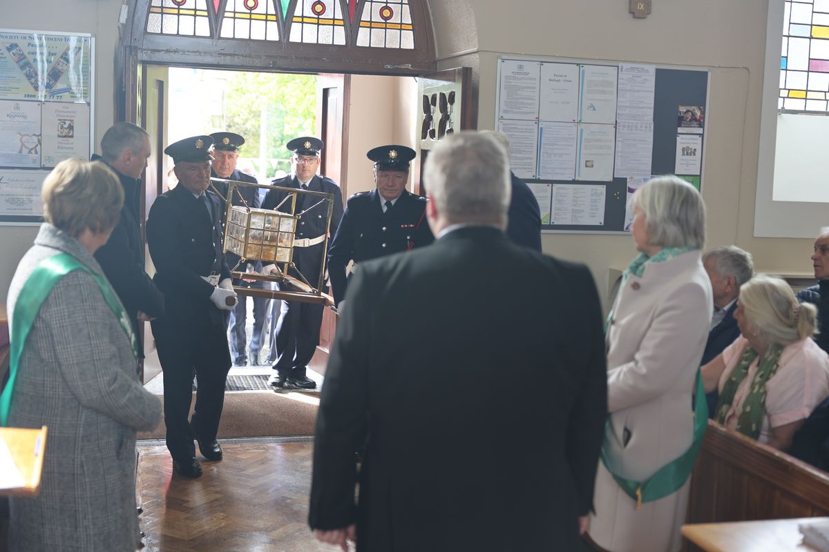 Mit einer Prozession durch den Ort, einem Gottesdienst in der Kilianskirche und einem gemeinsamen Mittagessen von Deutschen und Iren in der Saint Kilian