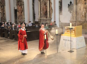 Mit einem feierlichen Pontifikalgottesdienst mit Bischof Dr. Franz Jung im Würzburger Kiliansdom ist am Sonntag, 11. Juli, die Kiliani-Wallfahrtswoche zu Ende gegangen.