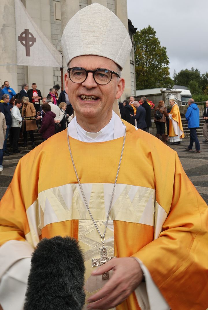 Ein positives Fazit der Irland-Pilgerreise zog Bischof Dr. Franz Jung direkt im Anschluss an den Abschlussgottesdienst in der Kathedrale von Cavan am Sonntag, 6. Oktober.