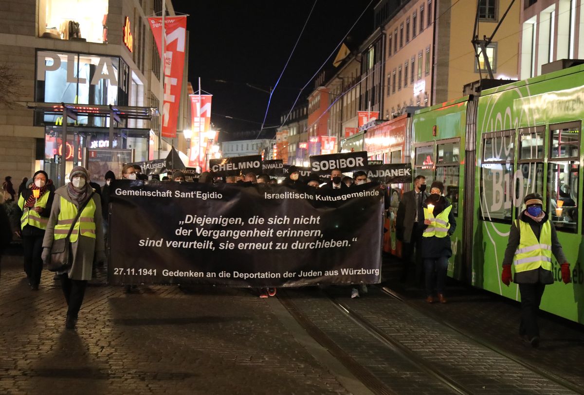 4821/1161 Gedenken an die Deportation der Würzburger Juden vor 80 Jahren_30994
